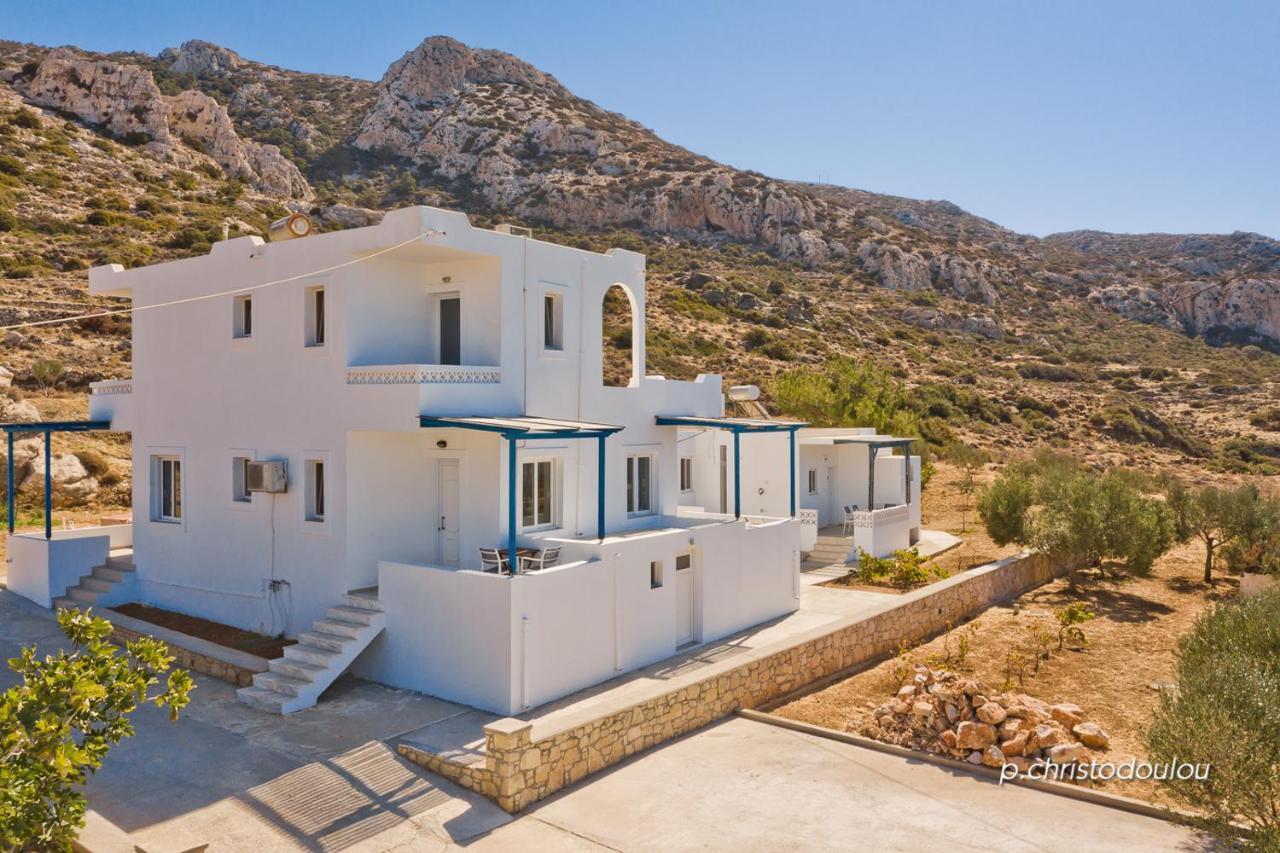 Albatros Studios & Apartments Lefkos  ภายนอก รูปภาพ