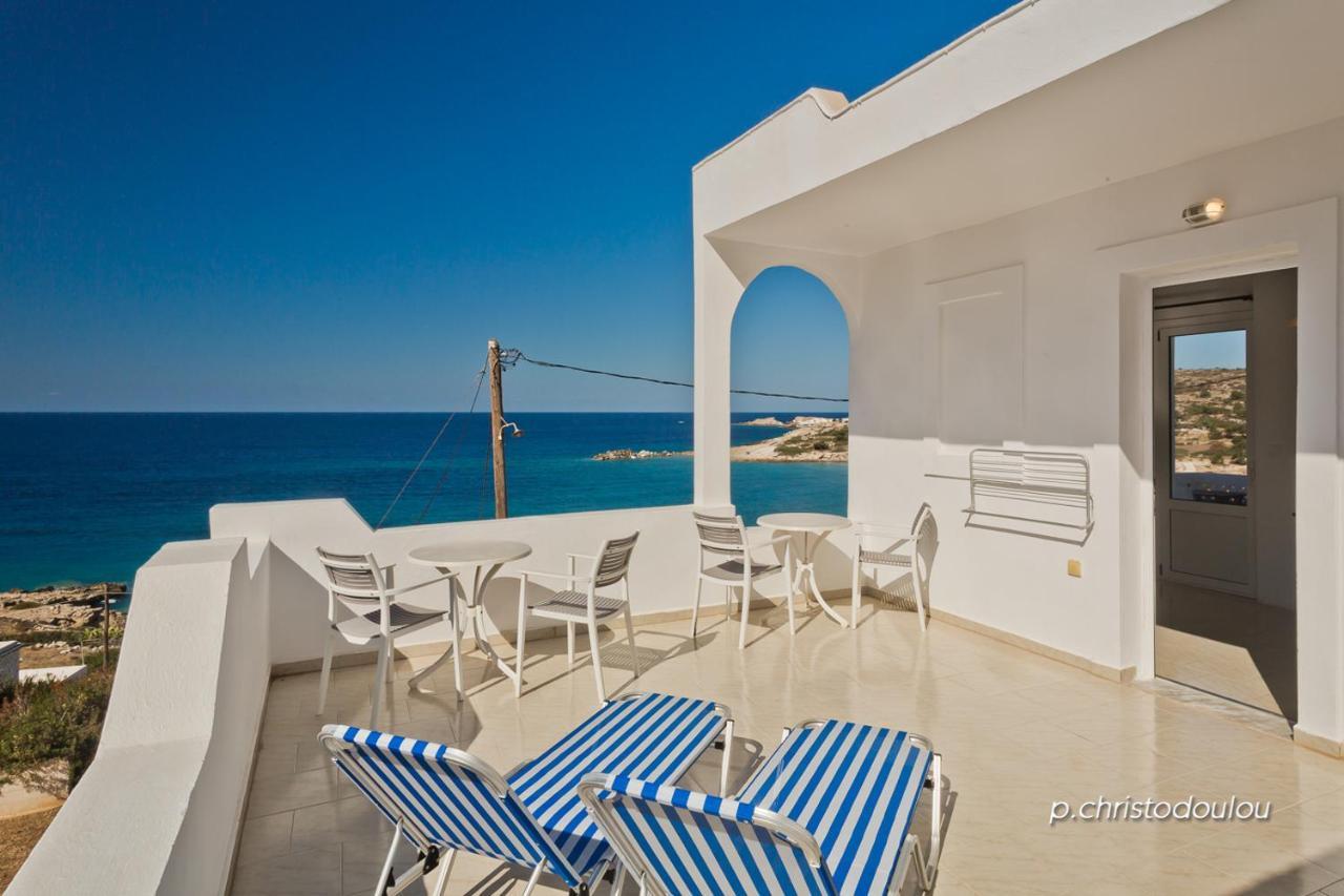 Albatros Studios & Apartments Lefkos  ภายนอก รูปภาพ