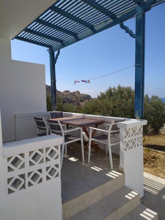 Albatros Studios & Apartments Lefkos  ภายนอก รูปภาพ